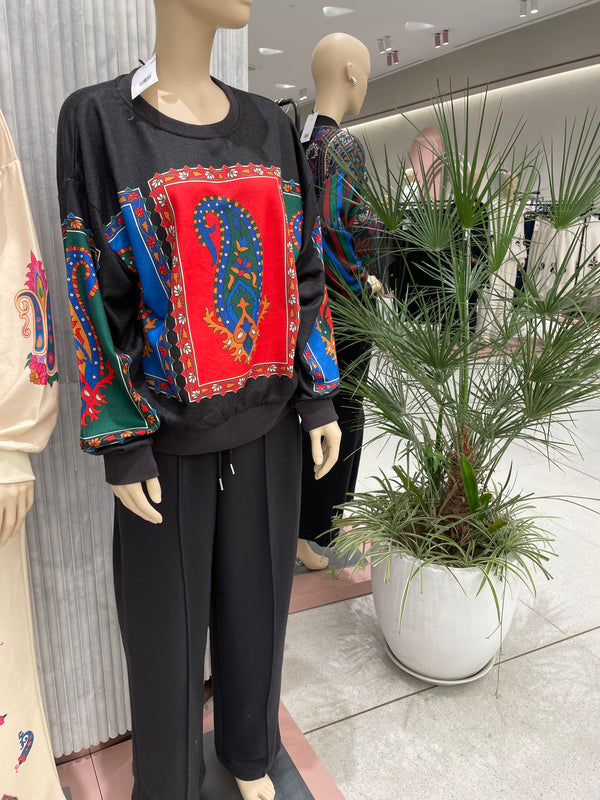 Sweatshirt + pants (printed)