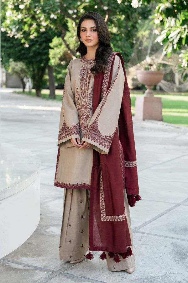 EMBROIDERED KHADDAR UF-4003