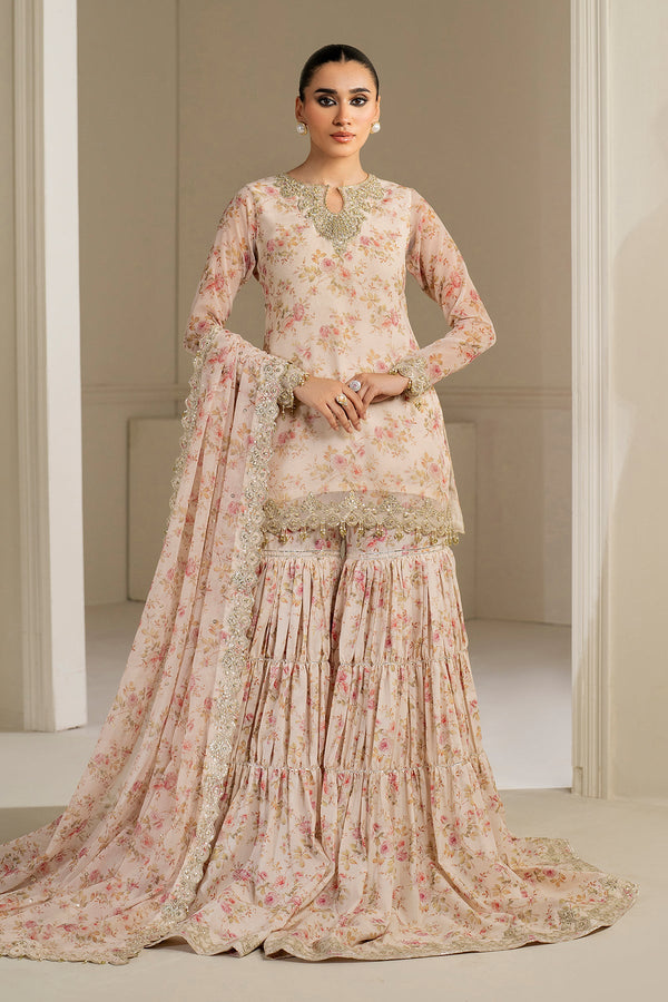 Formal - EMBROIDERED CHIFFON UF-4164