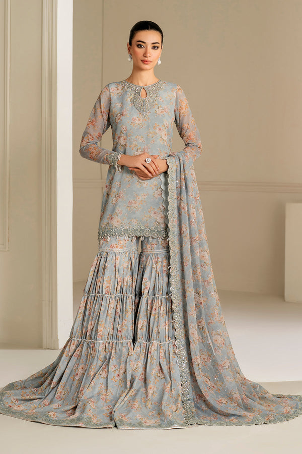 Formal - EMBROIDERED CHIFFON UF-4165