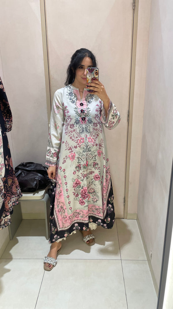 Kaftan style long kurta