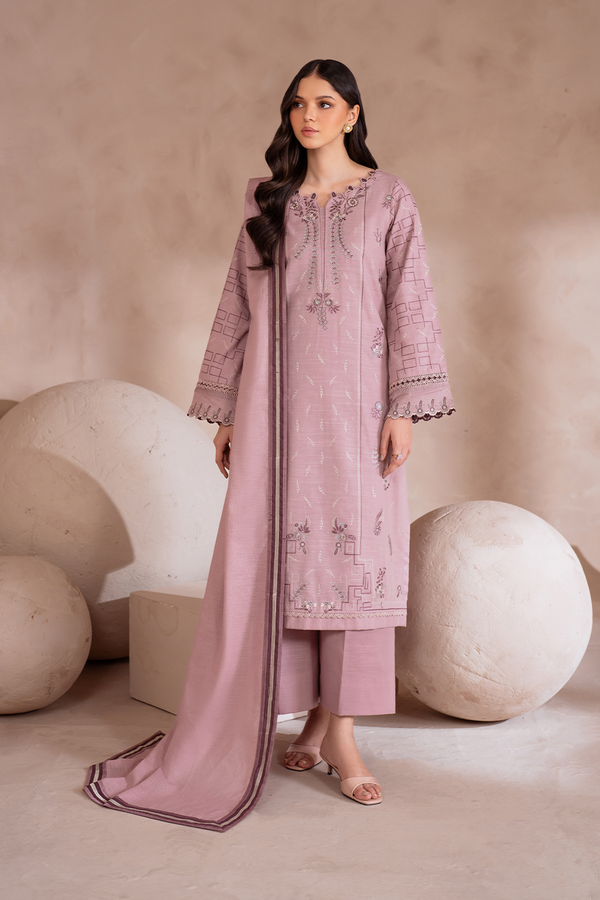 UE-371 Embroidered Khaddar