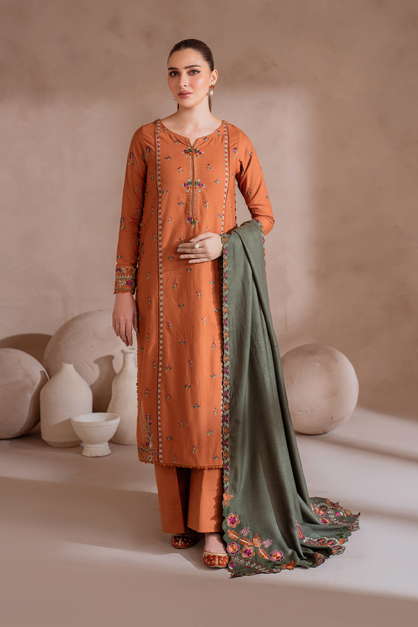 UE-367 Embroidered Khaddar