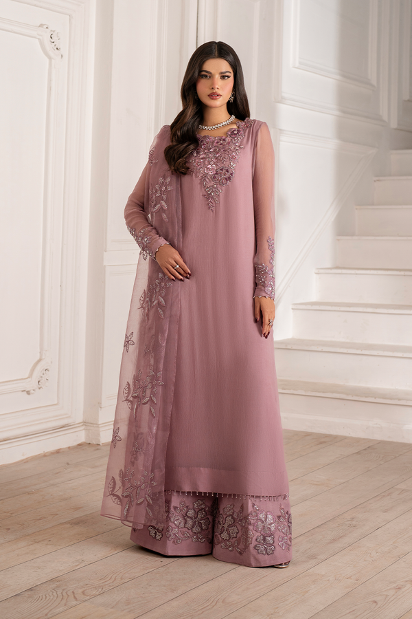 UE-418 Embroidered Chiffon