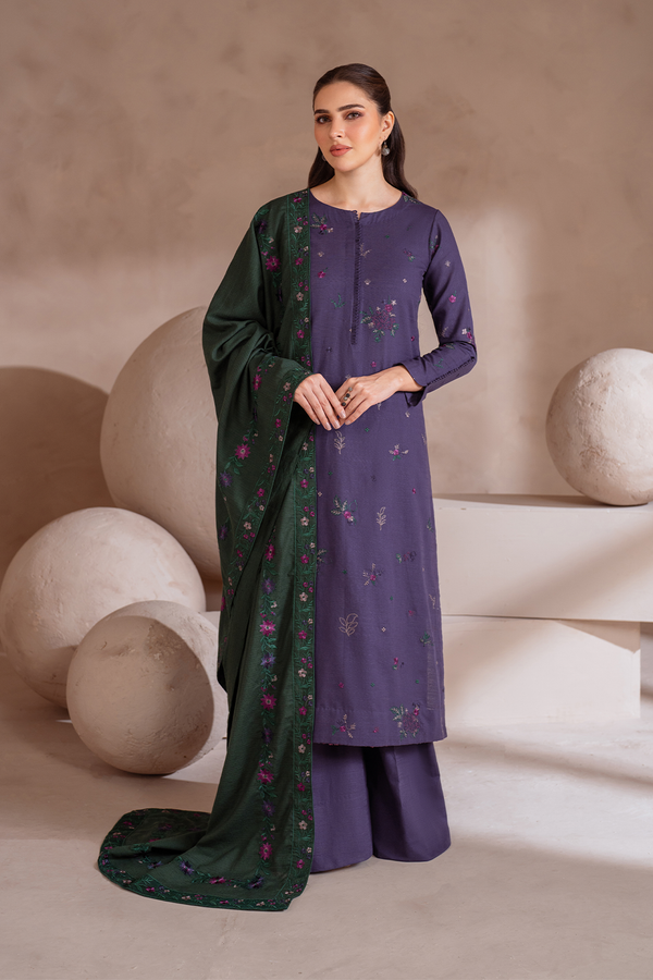 UE-366 Embroidered Khaddar