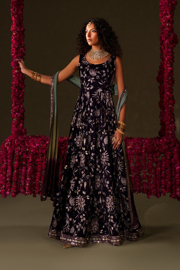 IV-67 Embroidered Velvet