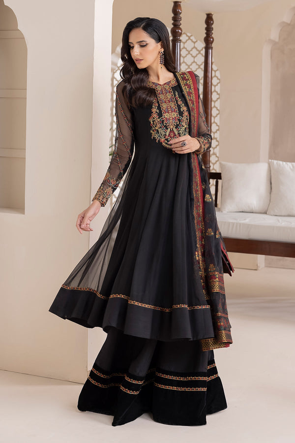 Formal - EMBROIDERED CHIFFON UF-417