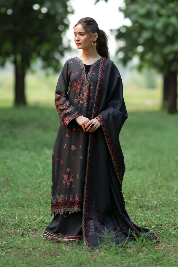 IPK-07 Embroidered Slub Khaddar