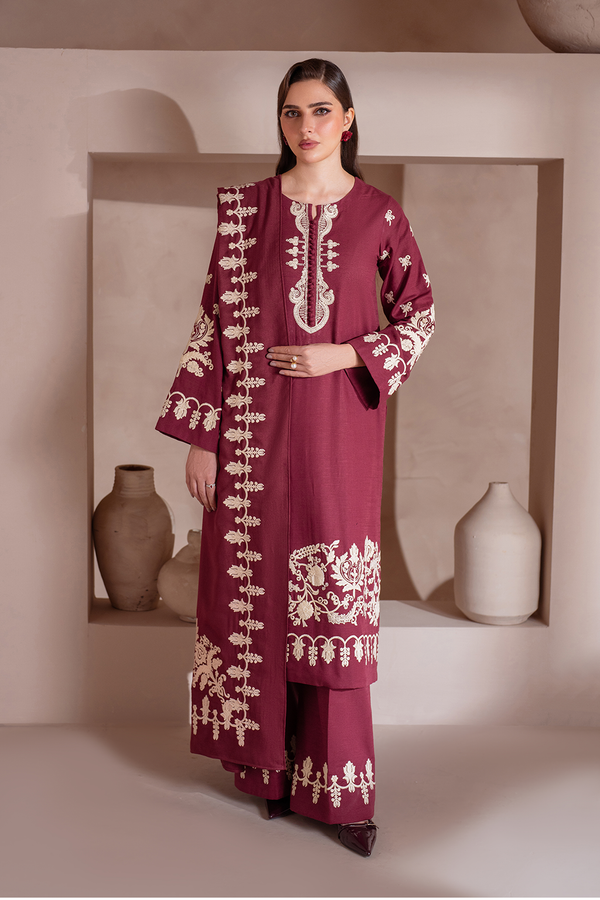 UE-362 Embroidered Khaddar