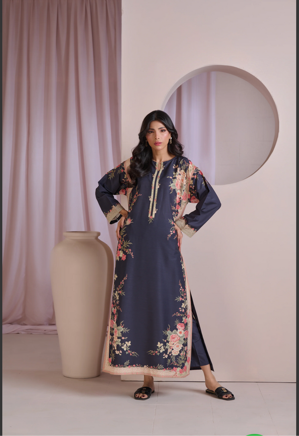 Black Rose Kaftan | 2-Piece
