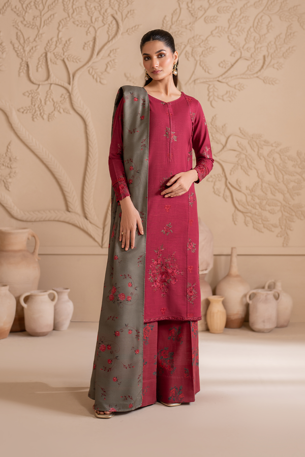 UE-299 Embroidered Khaddar