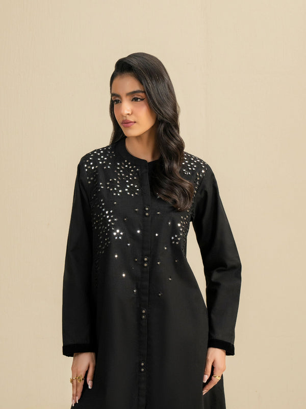 Khaddar Shirt-Embroidered (Pret)
