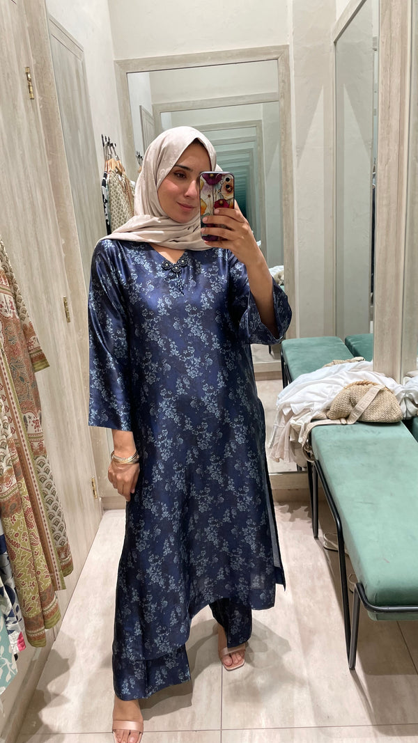 2 Piece Silk Suit (Pret)