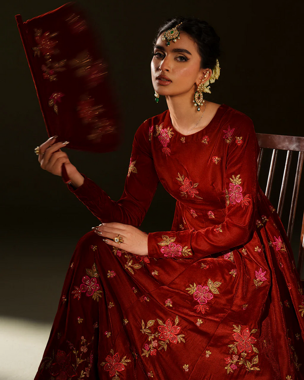 IV-79 EMBROIDERED VELVET