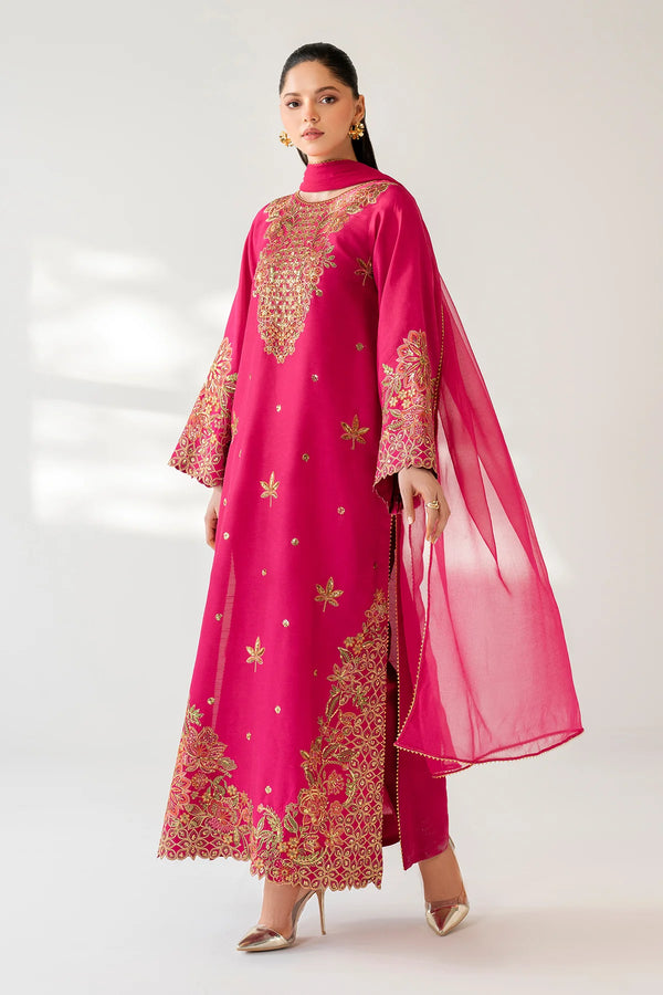 Formal - EMBROIDERED RAW SILK PR-1165