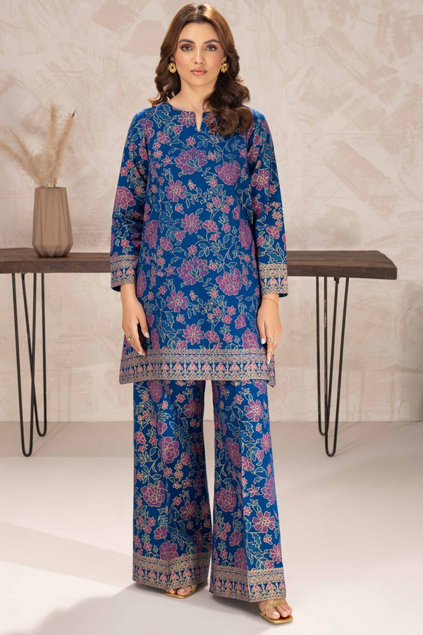 Khaddar Shirt-Paste Print