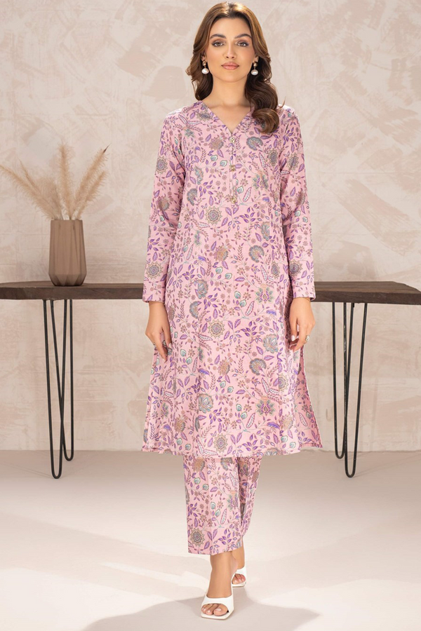 Khaddar Shirt-Paste Print