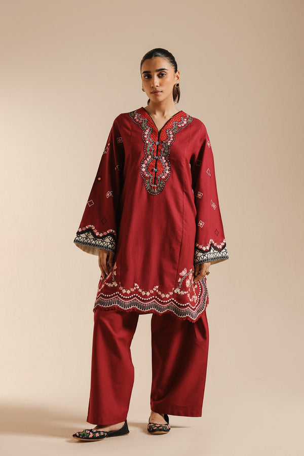 EMBROIDERED SUIT - 00015