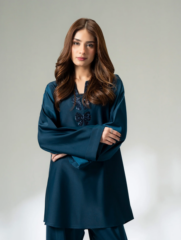 2 Piece Silk Suit (Pret)