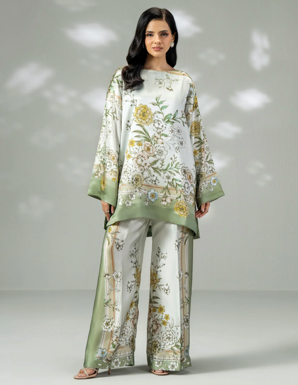 2 Piece Silk Suit (Pret)