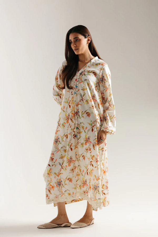 Kaftan style long kurta