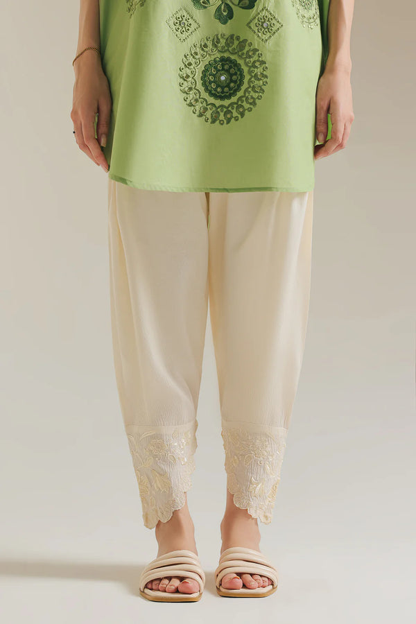 Tulip Shalwar- Cream