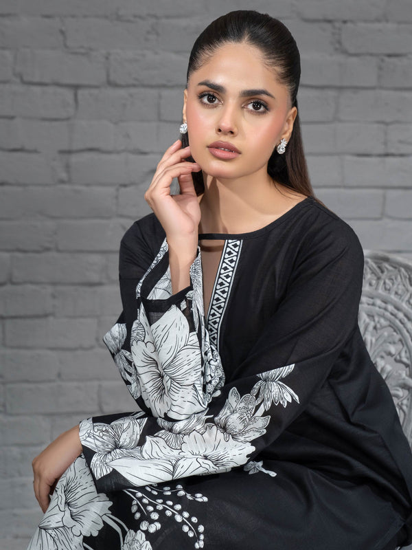 2 Piece Khaddar Suit-Printed (Unstitched)