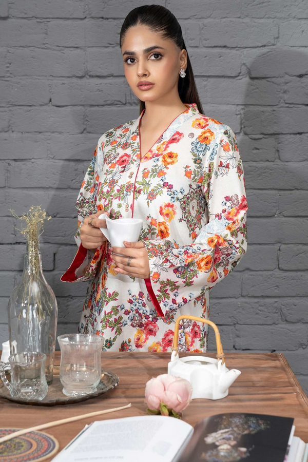 2 Piece Khaddar Suit-Printed