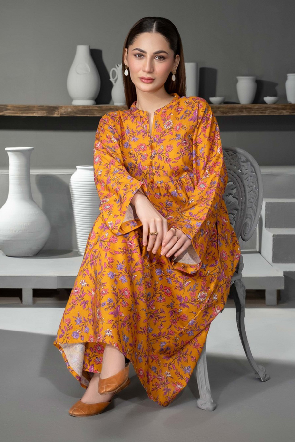 2 Piece Khaddar Suit-Printed