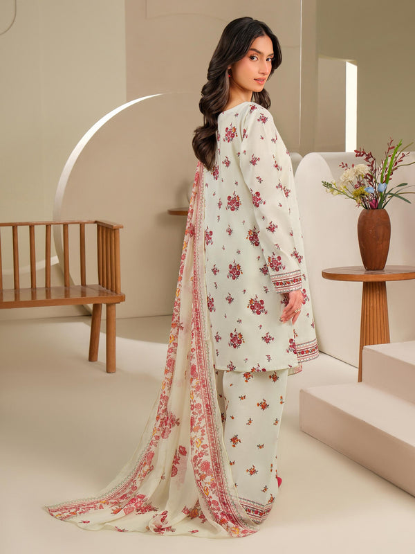 3 Piece Lawn Suit-Printed
