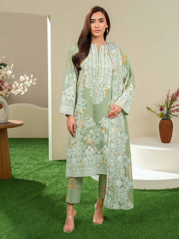 3 Piece Lawn Suit-Paste Print