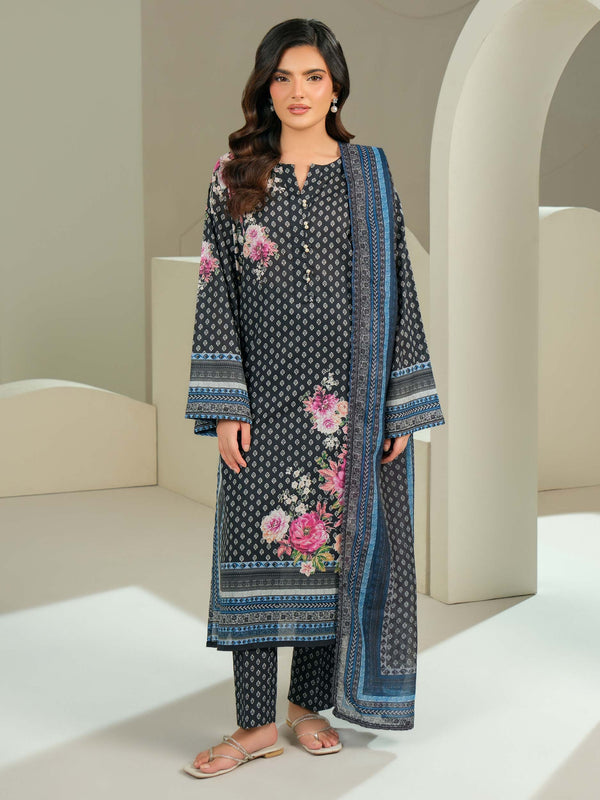 3 Piece Lawn Suit-Printed