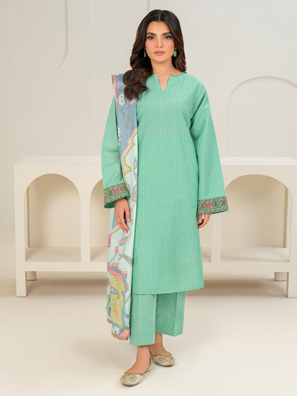3 Piece Lawn Suit-Paste Print