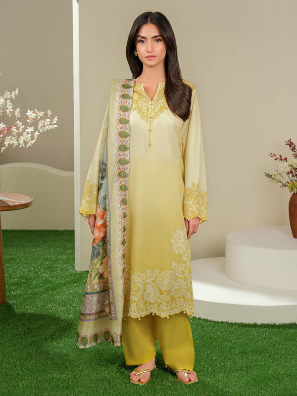 3 Piece Lawn Suit-Printed