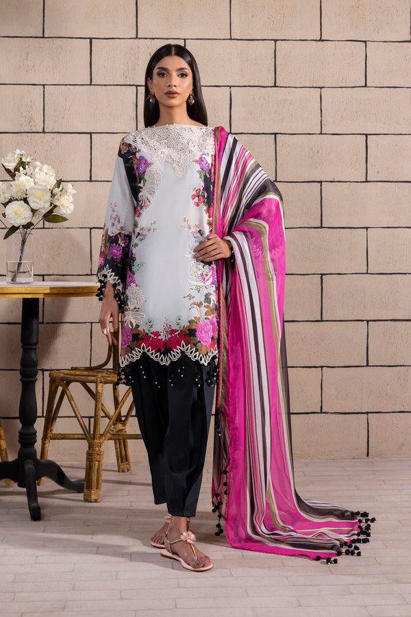 Stitched 3 Piece Lawn Suit